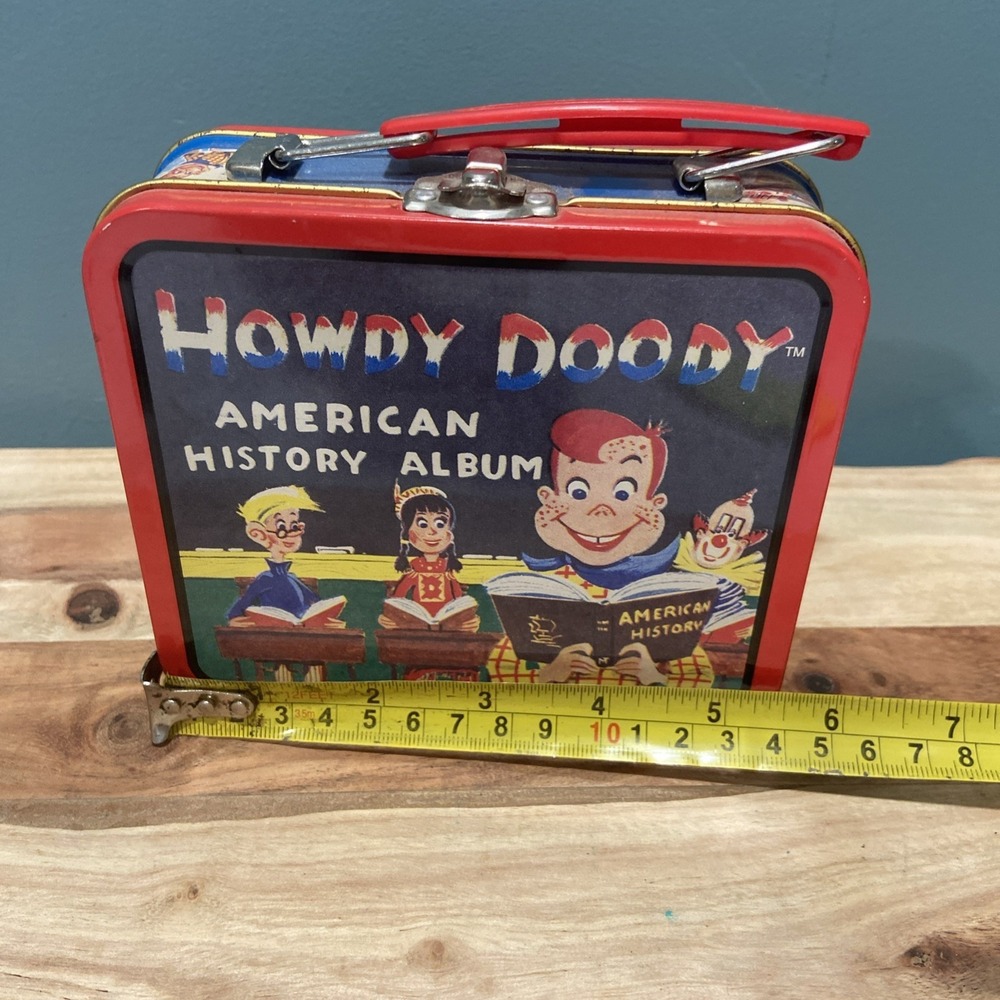 Vintage 1998 Howdy Doody American History Album Tin Lunch Box - Picture 5 of 6